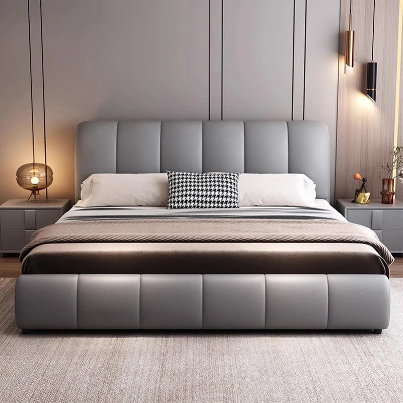Fabric beds modern simple soft bag 1.8 meters double bed master bedroom queen beds household bedroom
Fabric beds modern simple soft bag 1.8 meters double bed master bedroom queen beds household bedroom