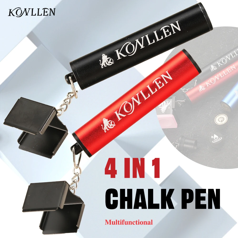 KONLLEN Мультитул для бильярда 4 в 1, наконечник для акупунктурного кия, держатель для мела с зажимом, наконечник для хранения, металлический материал, аксессуары для бильярда
KONLLEN Мультитул для бильярда 4 в 1, наконечник для акупунктурного кия, держатель для мела с зажимом, наконечник для хранения, металлический материал, аксессуары для бильярда