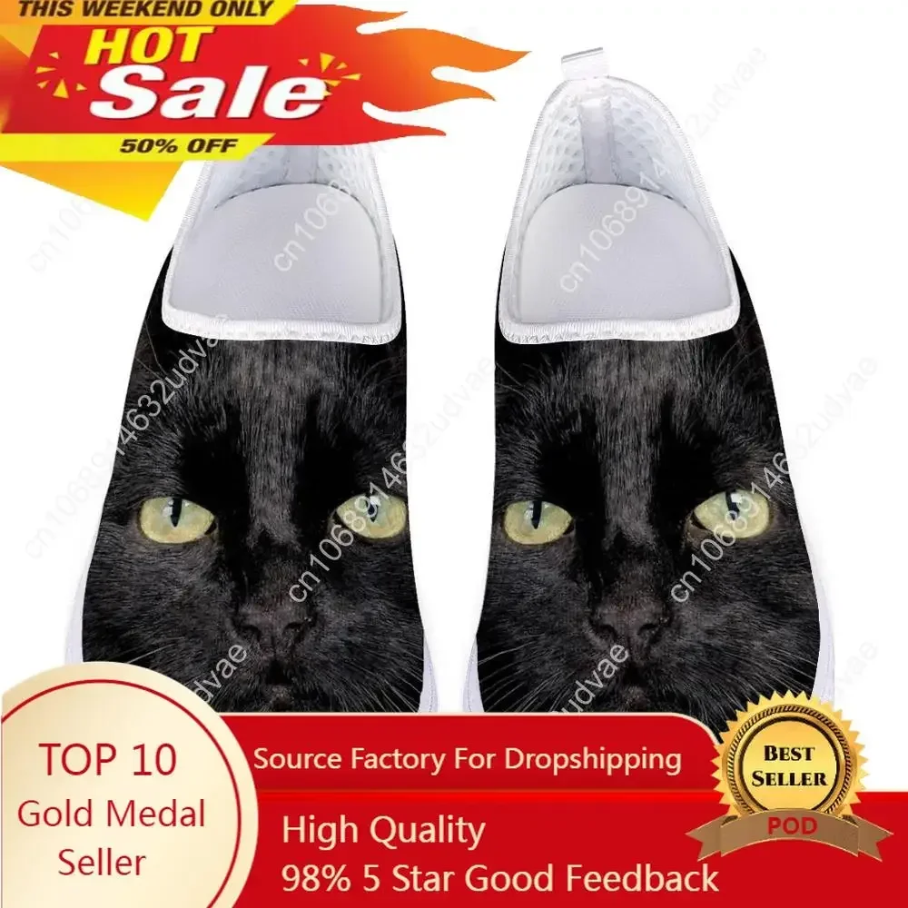 Shoes For Women 2023 Cute Black Cat 3D Printed Slip On Flats Sneakers Spring/Autumn Breathable Ladies Shoes Non-slip Soft Shoe
Shoes For Women 2023 Cute Black Cat 3D Printed Slip On Flats Sneakers Spring/Autumn Breathable Ladies Shoes Non-slip Soft Shoe