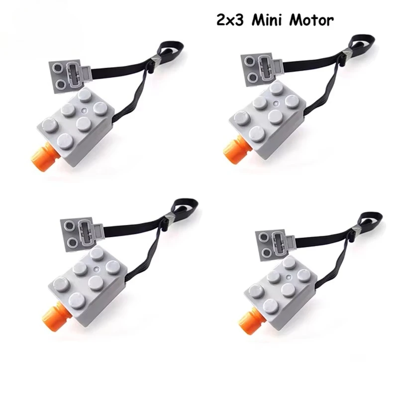 4PCS 2x3 Micro Mini Motor 43362c01 2986 Tech MOC Customized Parts Compatible with Legoeds Building Blocks Power Functions
4PCS 2x3 Micro Mini Motor 43362c01 2986 Tech MOC Customized Parts Compatible with Legoeds Building Blocks Power Functions