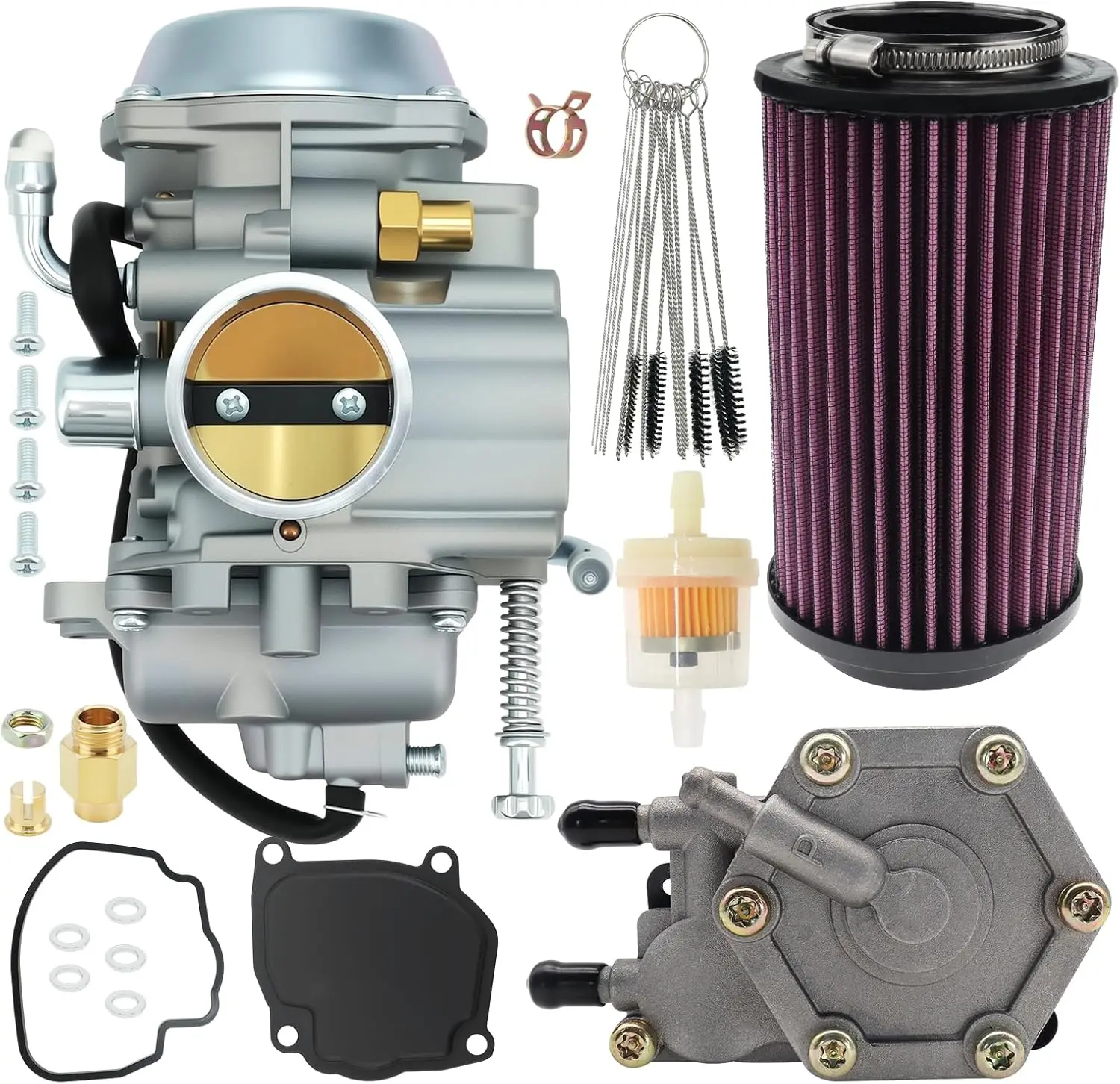 Carburetor Carb for Polaris Sportsman 500 1996-1998 Sportsman 500 NON-HO 1999-2004, Replace for 3130754 3130665 with Fuel Pump A
Carburetor Carb for Polaris Sportsman 500 1996-1998 Sportsman 500 NON-HO 1999-2004, Replace for 3130754 3130665 with Fuel Pump A