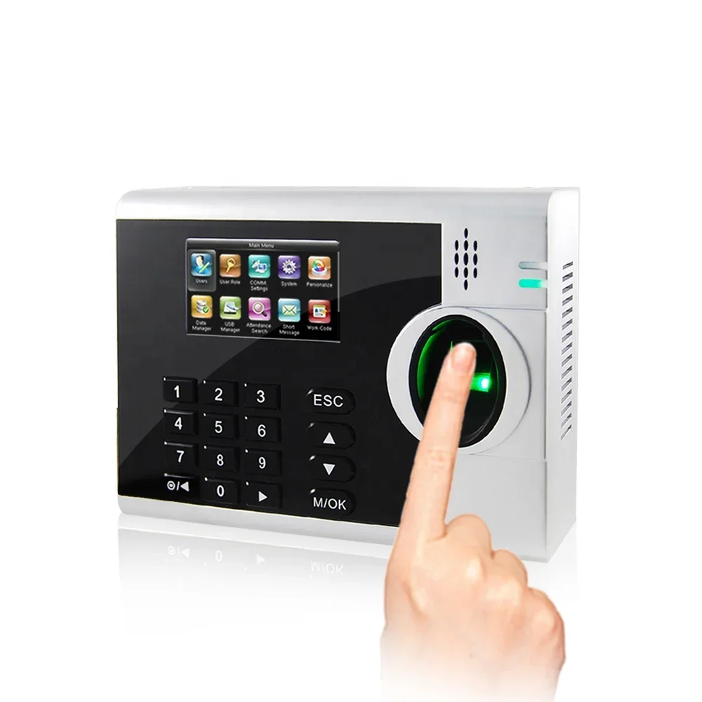 Friendly 3-inch LCD And New Ul Design Built In Alarm Time Attendance Machine With TCP/IP RS232/458
Friendly 3-inch LCD And New Ul Design Built In Alarm Time Attendance Machine With TCP/IP RS232/458