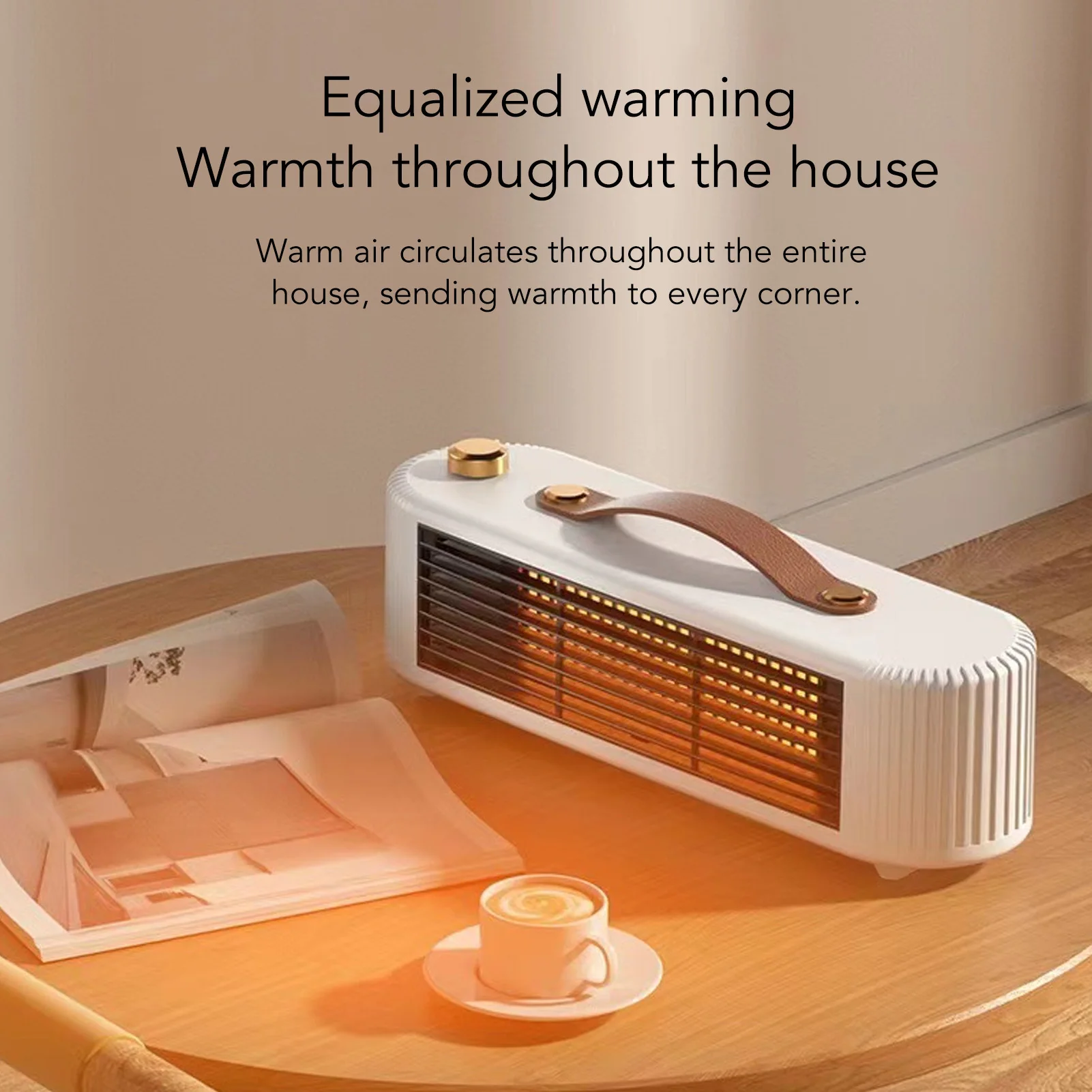 Portable Electric Heater Adjustable PTC Fast Heating Overheat Protection Small Space Heater for Home Office Bedroom
Portable Electric Heater Adjustable PTC Fast Heating Overheat Protection Small Space Heater for Home Office Bedroom