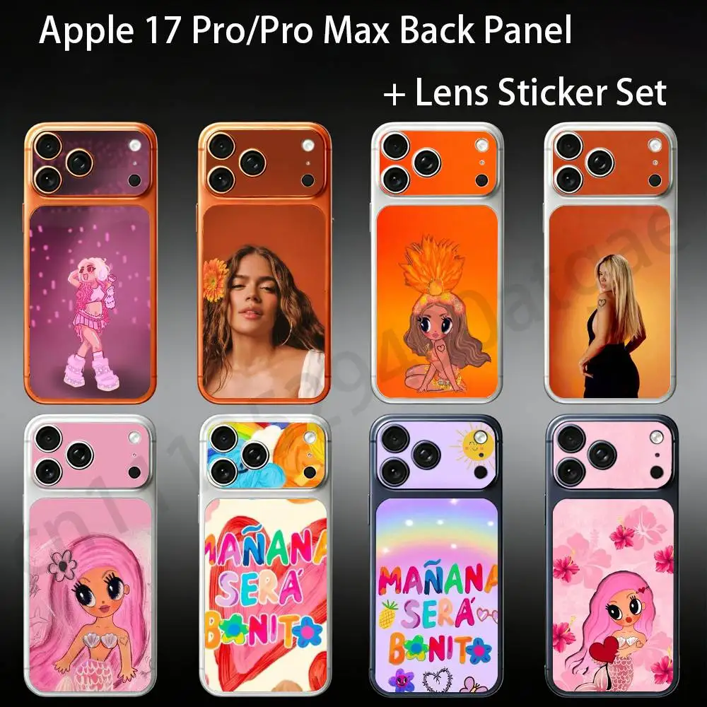 Singer K-Karol G M-Manana For iPhone 17Pro/ProMax Battry Back Cover with Camera Decal Skin Rear Protective Sticker Film
Singer K-Karol G M-Manana For iPhone 17Pro/ProMax Battry Back Cover with Camera Decal Skin Rear Protective Sticker Film