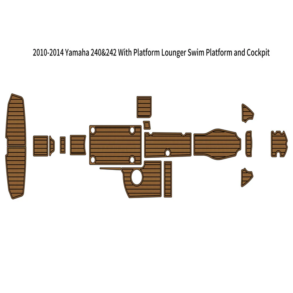 2010-2014 Y-a-m-a-h-a 240&242 Lounger Swim Platform Cockpit Mat Boat EVA Teak Floor Pad SeaDek MarineMat Style Self Adhesive
2010-2014 Y-a-m-a-h-a 240&242 Lounger Swim Platform Cockpit Mat Boat EVA Teak Floor Pad SeaDek MarineMat Style Self Adhesive
