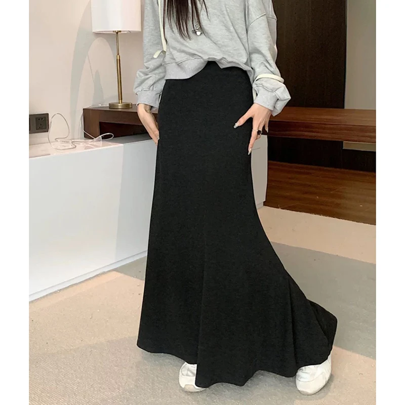 2026 Lady Hip Wrap Solid Fishtail Skirts Girls Korean High Waist A-line Dress Women Fashion Classic Thin Knitted Skirts
2026 Lady Hip Wrap Solid Fishtail Skirts Girls Korean High Waist A-line Dress Women Fashion Classic Thin Knitted Skirts