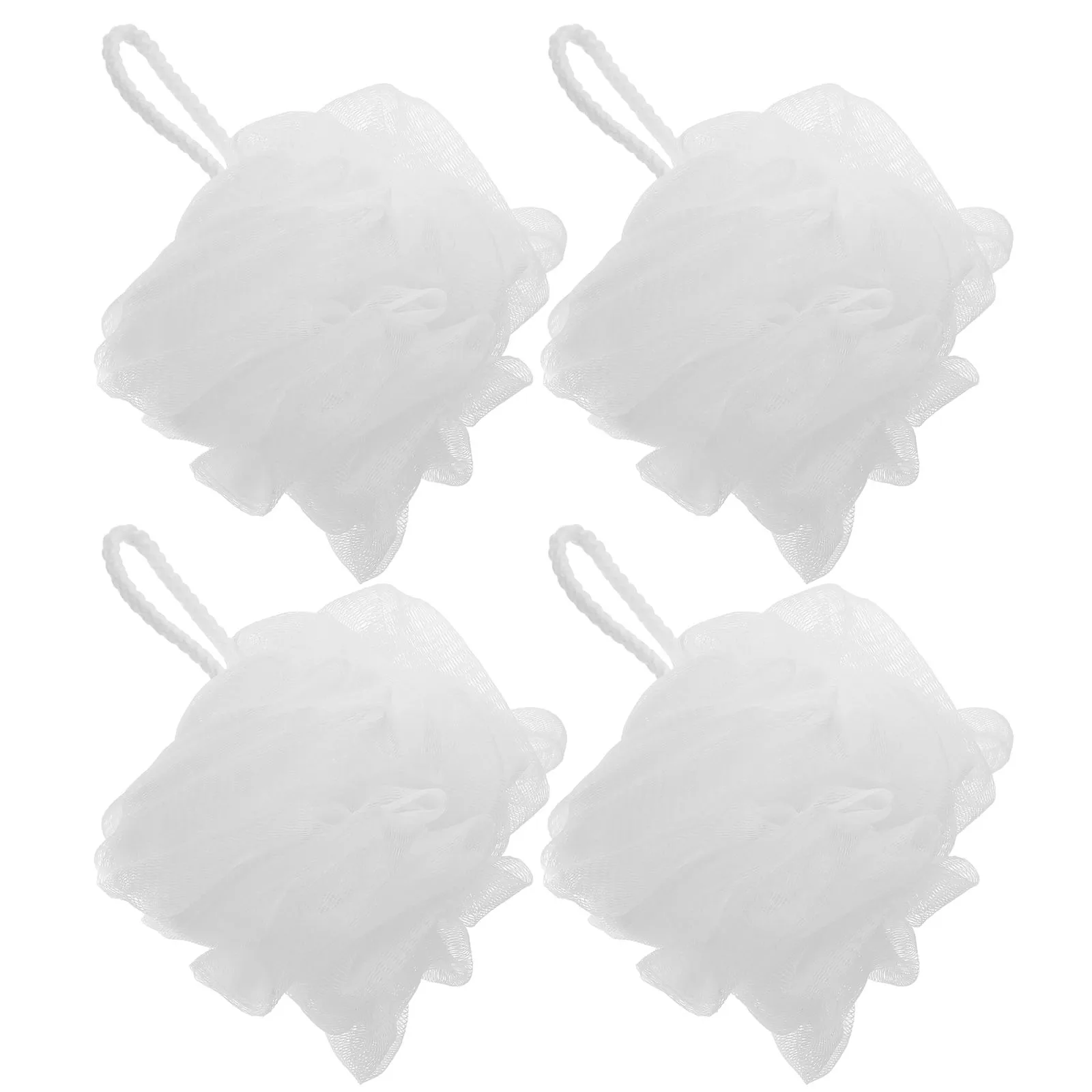 4pcs Bath Flower Ball Large Size Back Scrubber Bathing Sponges White Foam Body Exfoliator Shower Loofahs
4pcs Bath Flower Ball Large Size Back Scrubber Bathing Sponges White Foam Body Exfoliator Shower Loofahs