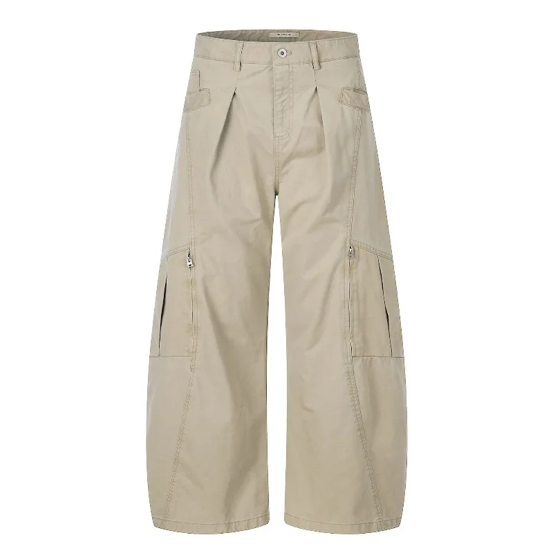 2026 New Men's Pure Cotton Retro Multi Pocket Cargo Pants Korean Fashion Baggy Wide Leg Pants for Men Streetwear Men Clothing
2026 New Men's Pure Cotton Retro Multi Pocket Cargo Pants Korean Fashion Baggy Wide Leg Pants for Men Streetwear Men Clothing