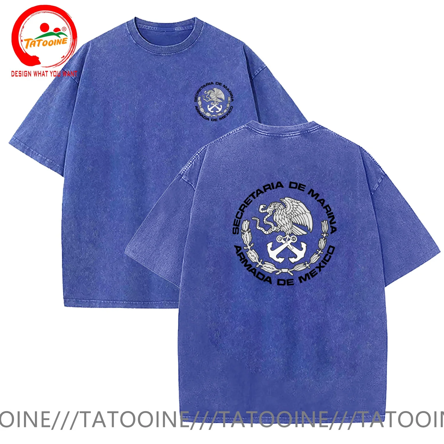 Vintage Washed Cotton T-Shirt Funny Designer Mexican Marina Armada De Mexic T Shirt Men Fashion Trendy Casual Clothing Stylish
Vintage Washed Cotton T-Shirt Funny Designer Mexican Marina Armada De Mexic T Shirt Men Fashion Trendy Casual Clothing Stylish