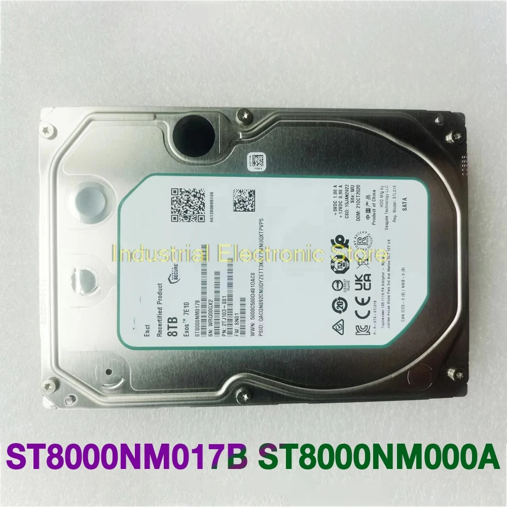 8 ТБ для жесткого диска Seagate 3,5 дюйма SATA ST8000NM017B ST8000NM000A NM0055 NM000A
8 ТБ для жесткого диска Seagate 3,5 дюйма SATA ST8000NM017B ST8000NM000A NM0055 NM000A