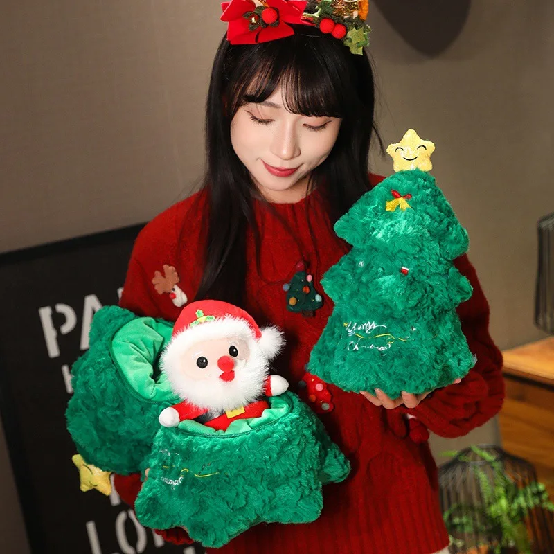 Happy Christmas tree doll plush toy Santa Claus doll Christmas Eve holiday Christmas gift girl
Happy Christmas tree doll plush toy Santa Claus doll Christmas Eve holiday Christmas gift girl