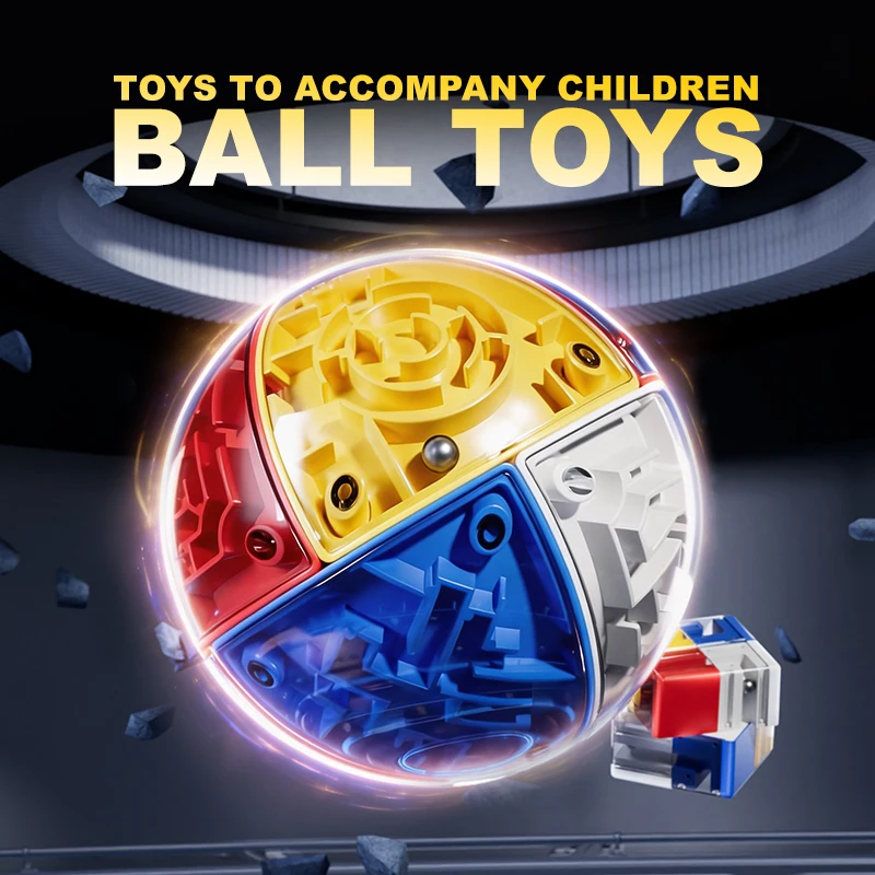 New 3D Ball-Bearing Cube Six-Sided Transparent Maze Logical Thinking Training Stress-Relieving Educational Toy For Children
New 3D Ball-Bearing Cube Six-Sided Transparent Maze Logical Thinking Training Stress-Relieving Educational Toy For Children