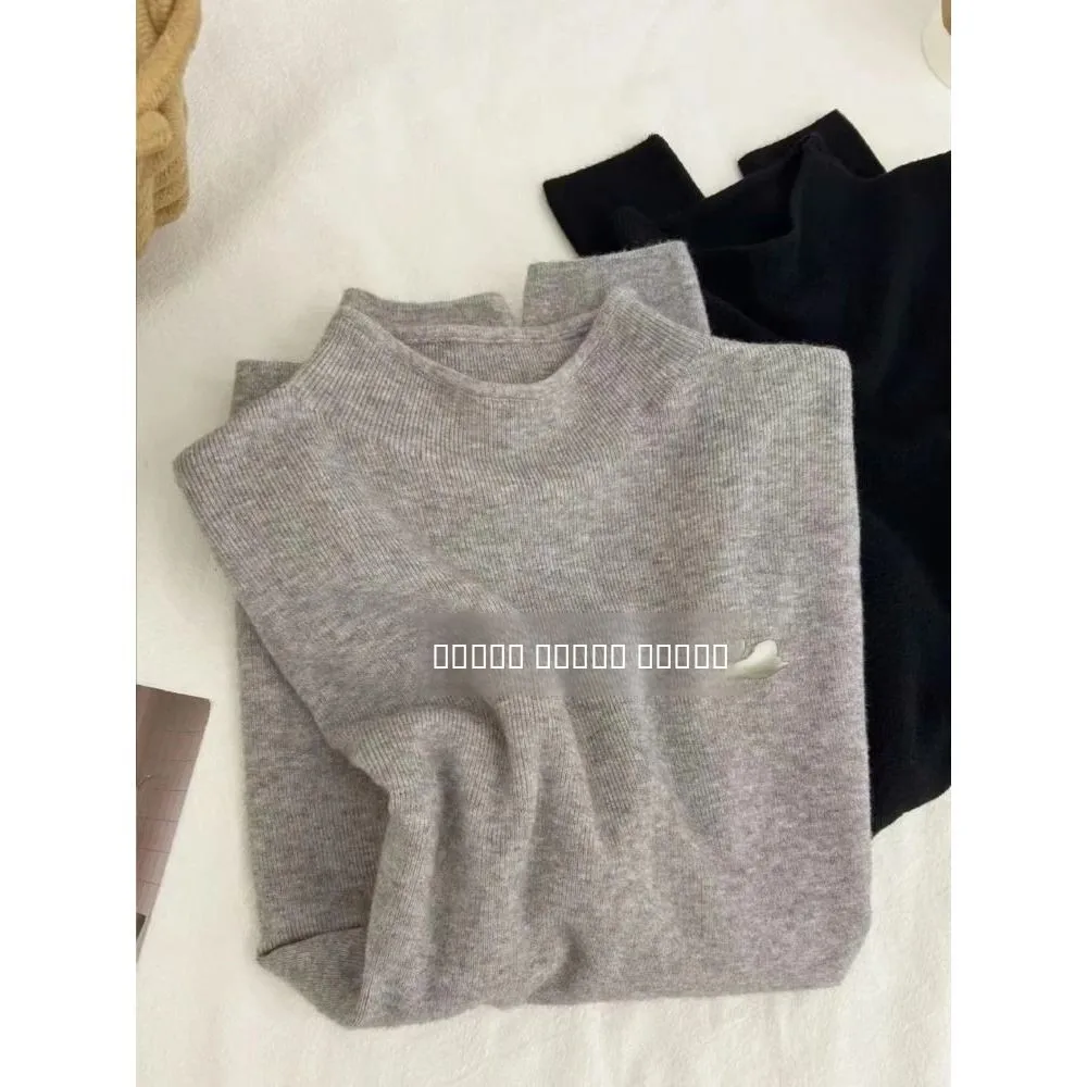 Корейский женский мягкий уютный трикотаж High Ne Slim Fit осень-зима внутренняя одежда Base irt Top Long Sve Pure Color
Корейский женский мягкий уютный трикотаж High Ne Slim Fit осень-зима внутренняя одежда Base irt Top Long Sve Pure Color