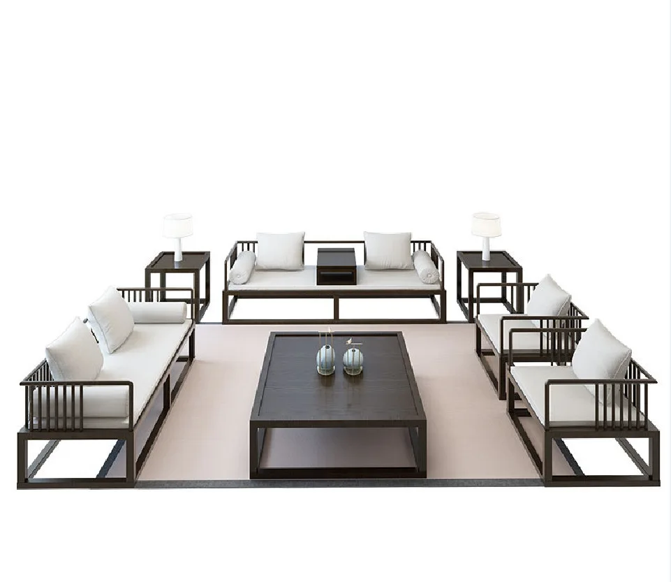 Новый китайский диван из массива дерева, современная китайская минималистичная диванная группа, мебель в стиле дзен для гостевых домов, клубных домов и хостелов.
Новый китайский диван из массива дерева, современная китайская минималистичная диванная группа, мебель в стиле дзен для гостевых домов, клубных домов и хостелов.