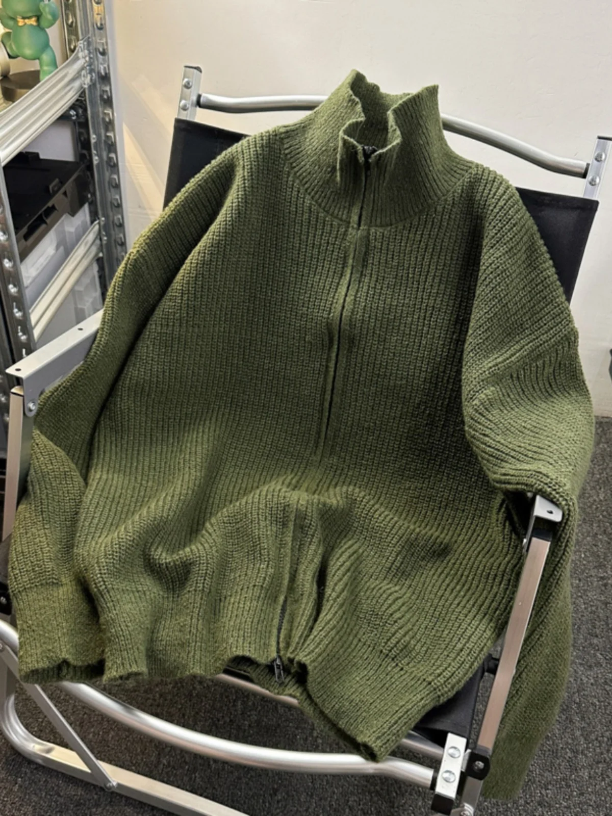 American High Street Loose Green Fashionable Zipper Collar Men's Knitted Sweater Spring 2023 New Style Casual Long Sleeve
American High Street Loose Green Fashionable Zipper Collar Men's Knitted Sweater Spring 2023 New Style Casual Long Sleeve