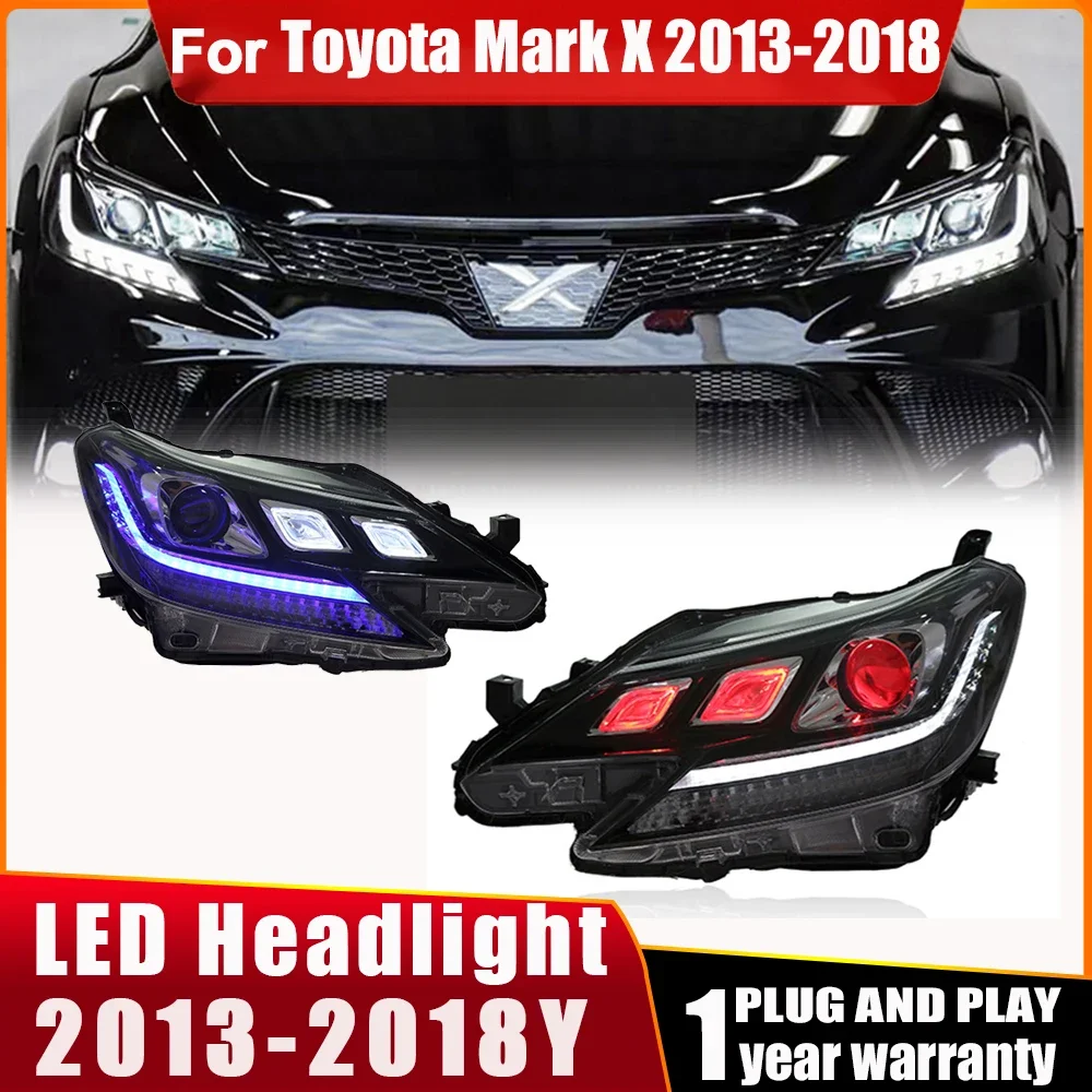 LED Headlight For Toyota Mark X Headlights 2013-2018 New Reiz Head Lamp Car Styling DRL Signal Projector Lens Auto Accessories
LED Headlight For Toyota Mark X Headlights 2013-2018 New Reiz Head Lamp Car Styling DRL Signal Projector Lens Auto Accessories