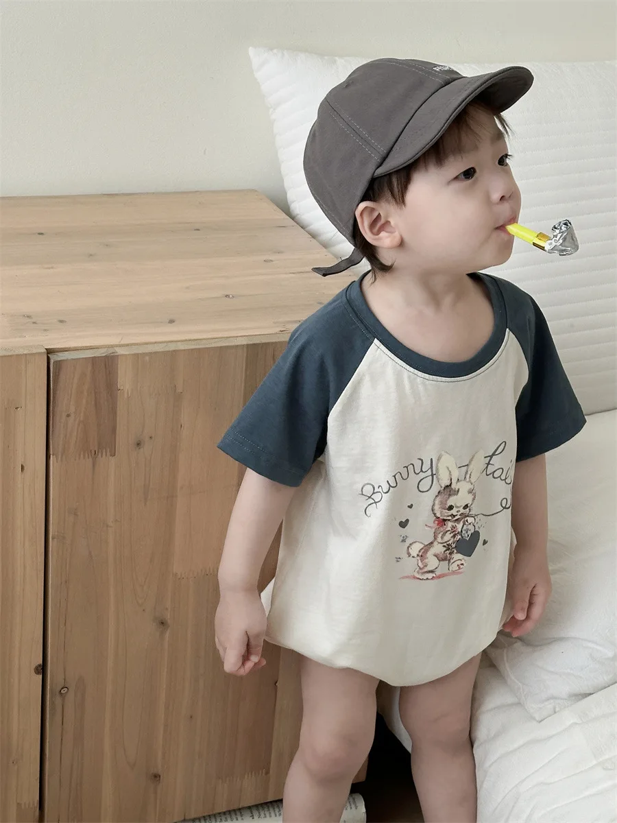 2025 Summer New Baby Short Sleeve Bodysuits Cotton Boy Girl Newborn Toddler Cute Cartoon Print Jumpsuit Infant Clothes 0-24M
2025 Summer New Baby Short Sleeve Bodysuits Cotton Boy Girl Newborn Toddler Cute Cartoon Print Jumpsuit Infant Clothes 0-24M