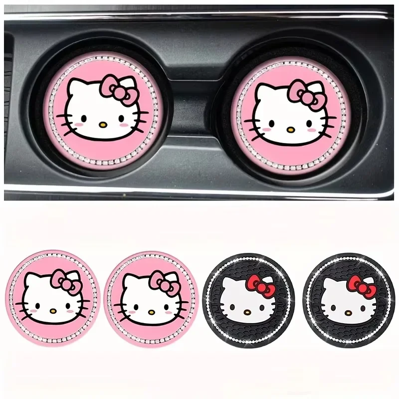 2Pcs Hello Kitty Car Coasters Kawaii Cute Cat Pattern Cartoon Non-slip Insulated Coasters Universal Car Interior Ornaments
2Pcs Hello Kitty Car Coasters Kawaii Cute Cat Pattern Cartoon Non-slip Insulated Coasters Universal Car Interior Ornaments