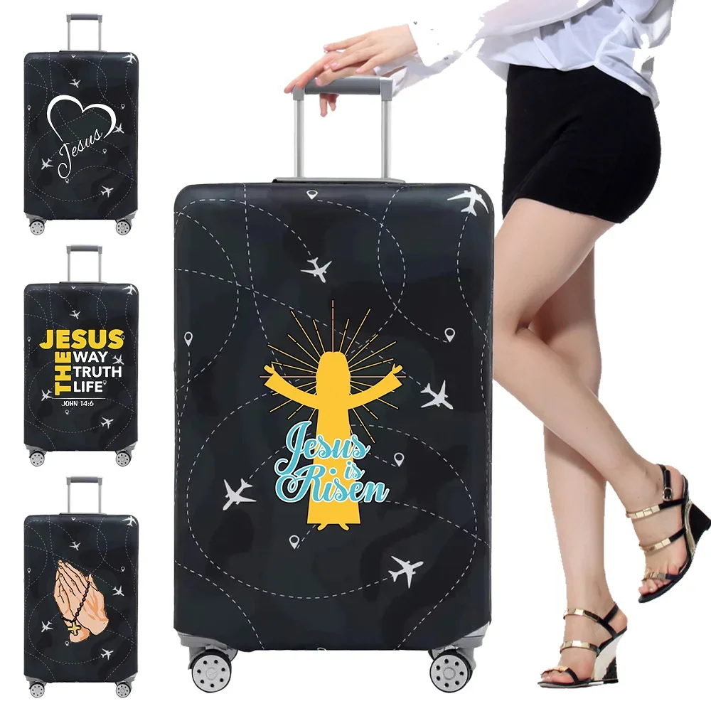 Luggage Cover Travel Suitcase Protective Cover Jesus Pattern Series Dust-Proof Stretch Fabric for 18-32inch Baggage Case
Luggage Cover Travel Suitcase Protective Cover Jesus Pattern Series Dust-Proof Stretch Fabric for 18-32inch Baggage Case
