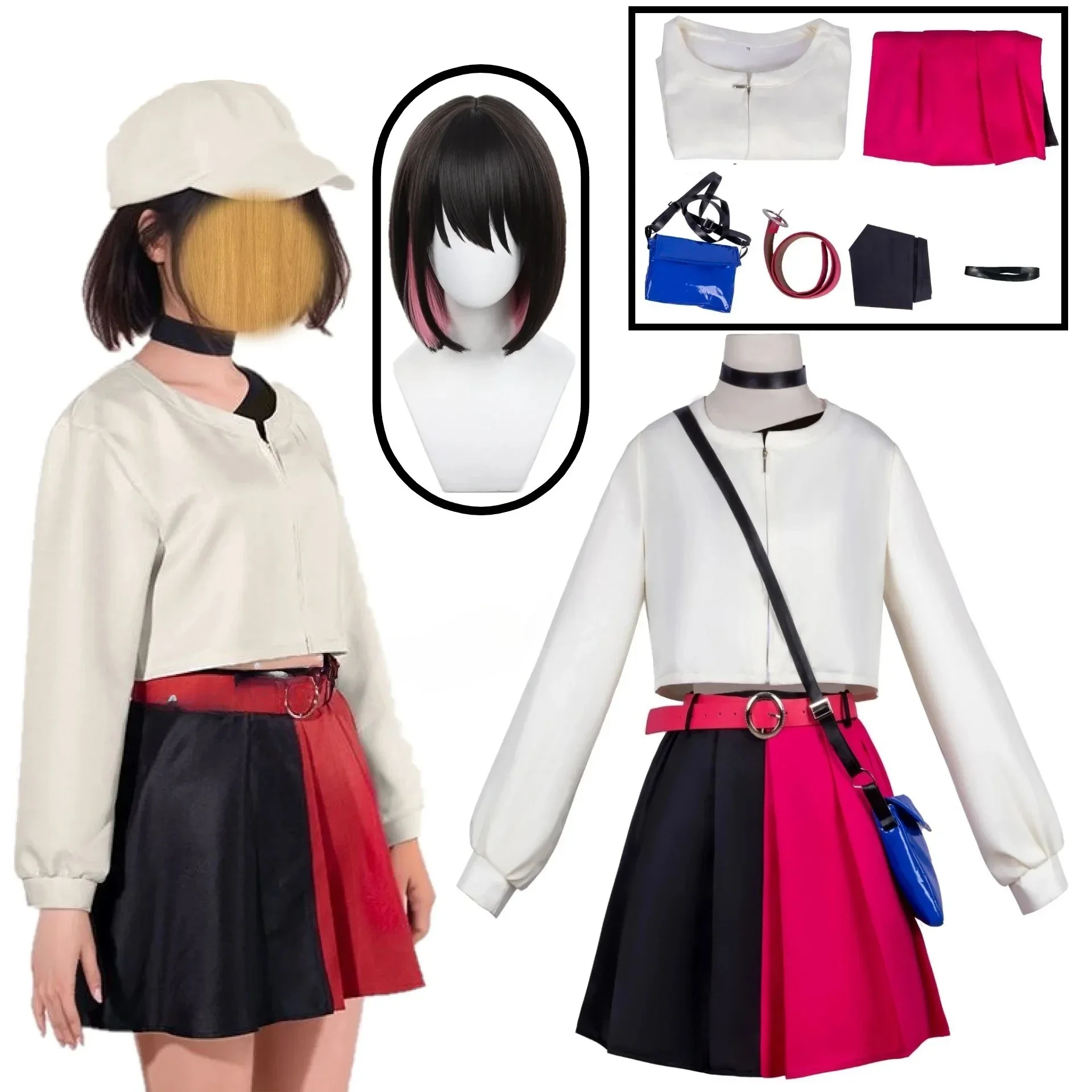 Eleina Elena Cosplay Costume Anime Lazarus Eleina Elena Costume Wig Woman Girls Cute Daily Leisure Party Suit
Eleina Elena Cosplay Costume Anime Lazarus Eleina Elena Costume Wig Woman Girls Cute Daily Leisure Party Suit