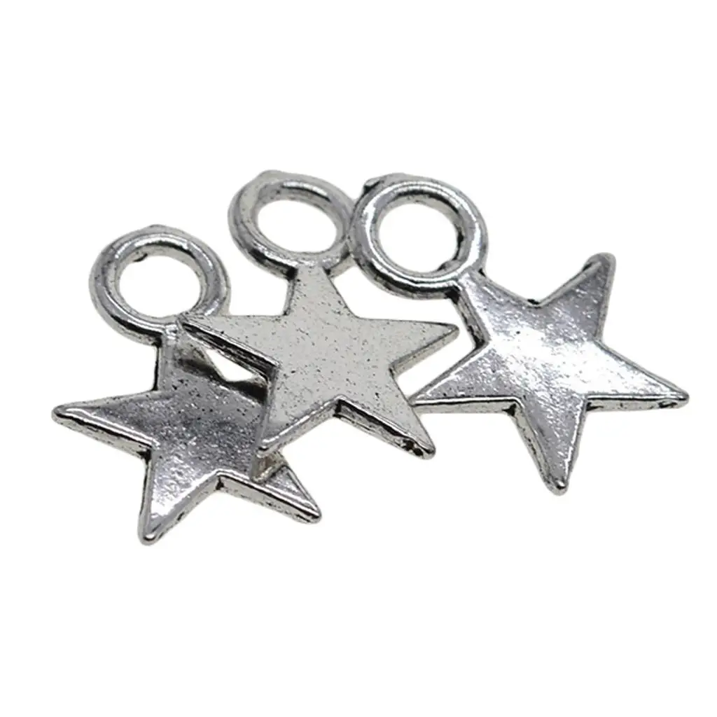 Silver Beads Pendant Jewelry Marking Alloy Star Charms for Bracelet Necklace Earrings DIY Jewelry Creation
Silver Beads Pendant Jewelry Marking Alloy Star Charms for Bracelet Necklace Earrings DIY Jewelry Creation