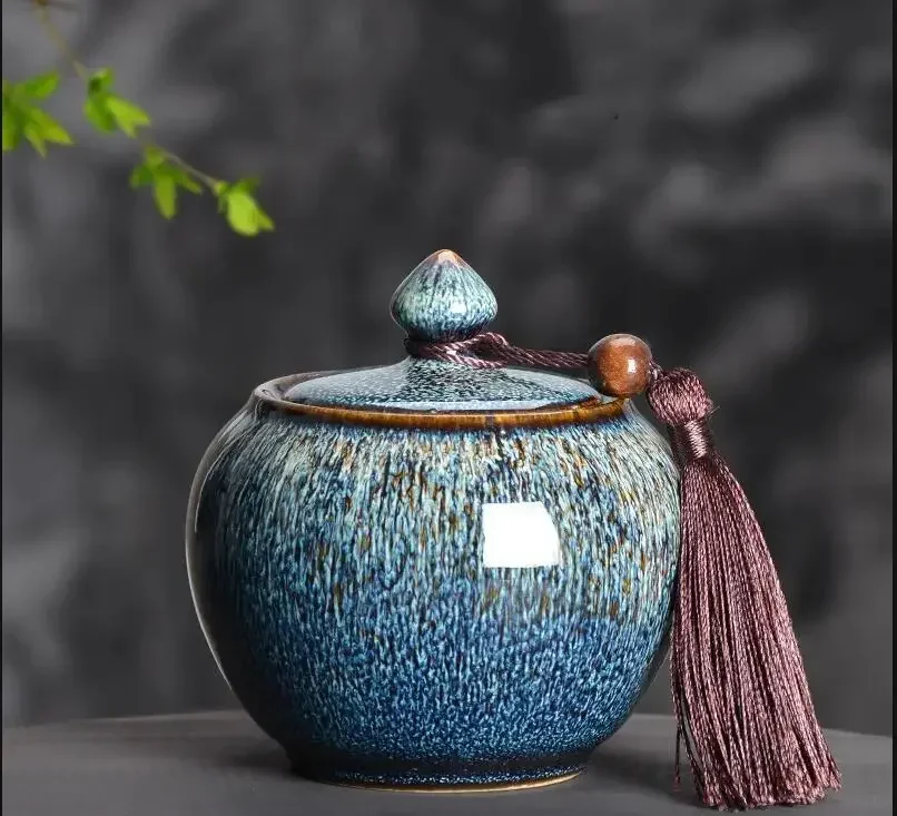 Керамическая чайная кедка для дома, маленькая коробка для чая, синий резервуар для хранения, портативный для путешествий, контейнер для чая, украшение, герметичная банка для еды
Керамическая чайная кедка для дома, маленькая коробка для чая, синий резервуар для хранения, портативный для путешествий, контейнер для чая, украшение, герметичная банка для еды