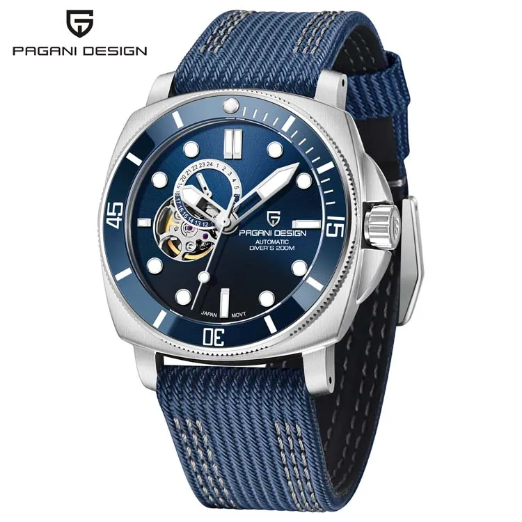 Pagani design 1736 wholesale blue mens mechanical watch special leather band square hot sale new style business wrist watch
Pagani design 1736 wholesale blue mens mechanical watch special leather band square hot sale new style business wrist watch