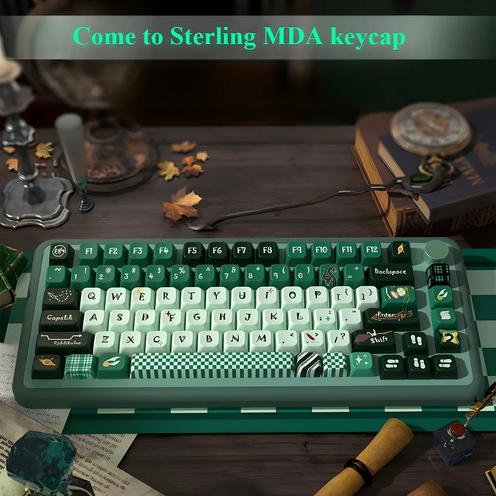 Slater Green PBT Keycaps MDA Height Personalized Thermal Sublimation Suitable for 60/64/84/98/108 Mechanical Keyboards MX Switch
Slater Green PBT Keycaps MDA Height Personalized Thermal Sublimation Suitable for 60/64/84/98/108 Mechanical Keyboards MX Switch