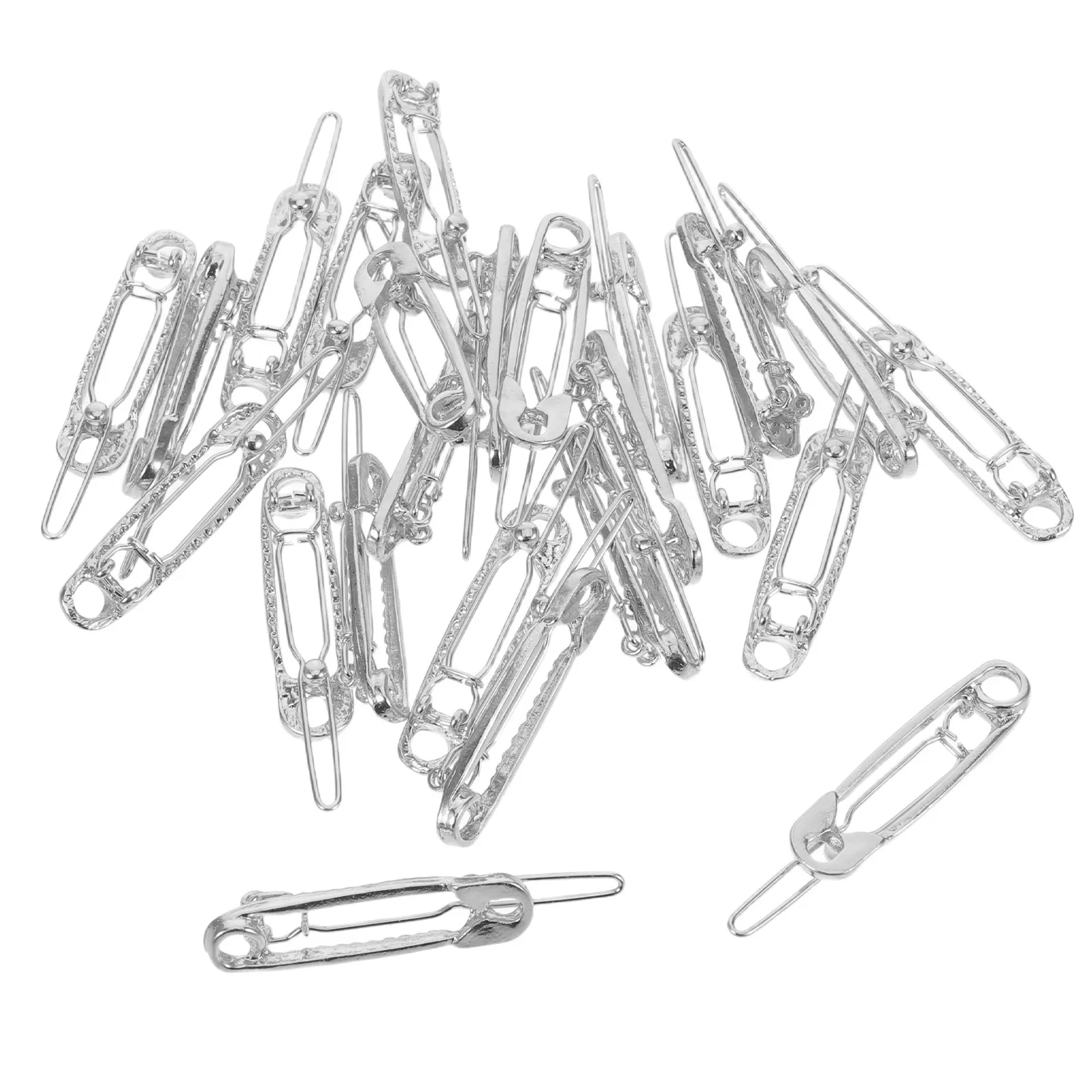 24Pcs Safety Pin Hair Clips Alloy Nonslip Barrettes Lightweight Comfortable Smooth Finish for Bangs Stylish Hairdressing Tools
24Pcs Safety Pin Hair Clips Alloy Nonslip Barrettes Lightweight Comfortable Smooth Finish for Bangs Stylish Hairdressing Tools