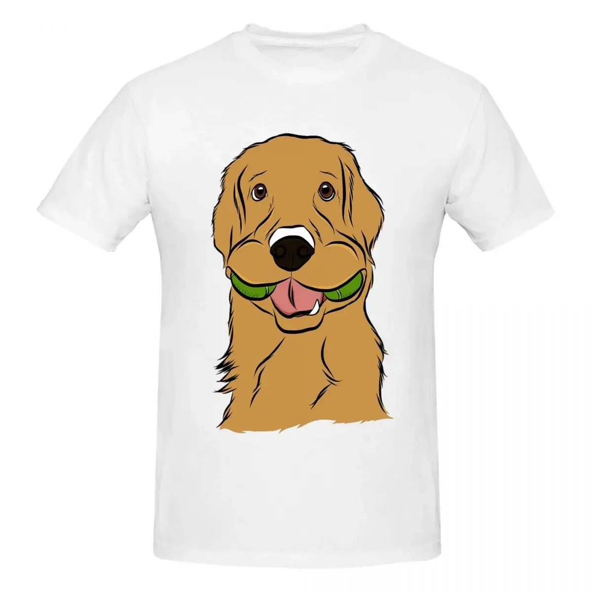 Playful Golden Retriever 100% Cotton T-shirt Men's Fashion T Shirts Men crew Neck Short Sleeve S-6XL
Playful Golden Retriever 100% Cotton T-shirt Men's Fashion T Shirts Men crew Neck Short Sleeve S-6XL