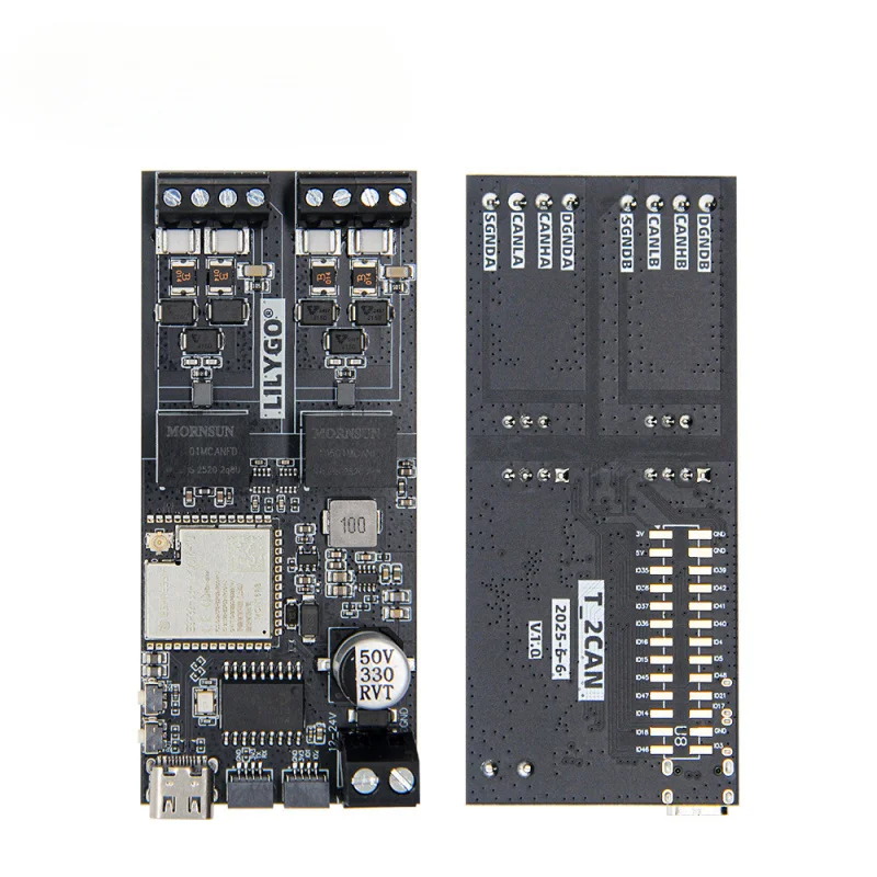 CEYYOR ESP32-S3 CAN Controller Board, Dual CAN Bus WiFi Module IoT
CEYYOR ESP32-S3 CAN Controller Board, Dual CAN Bus WiFi Module IoT