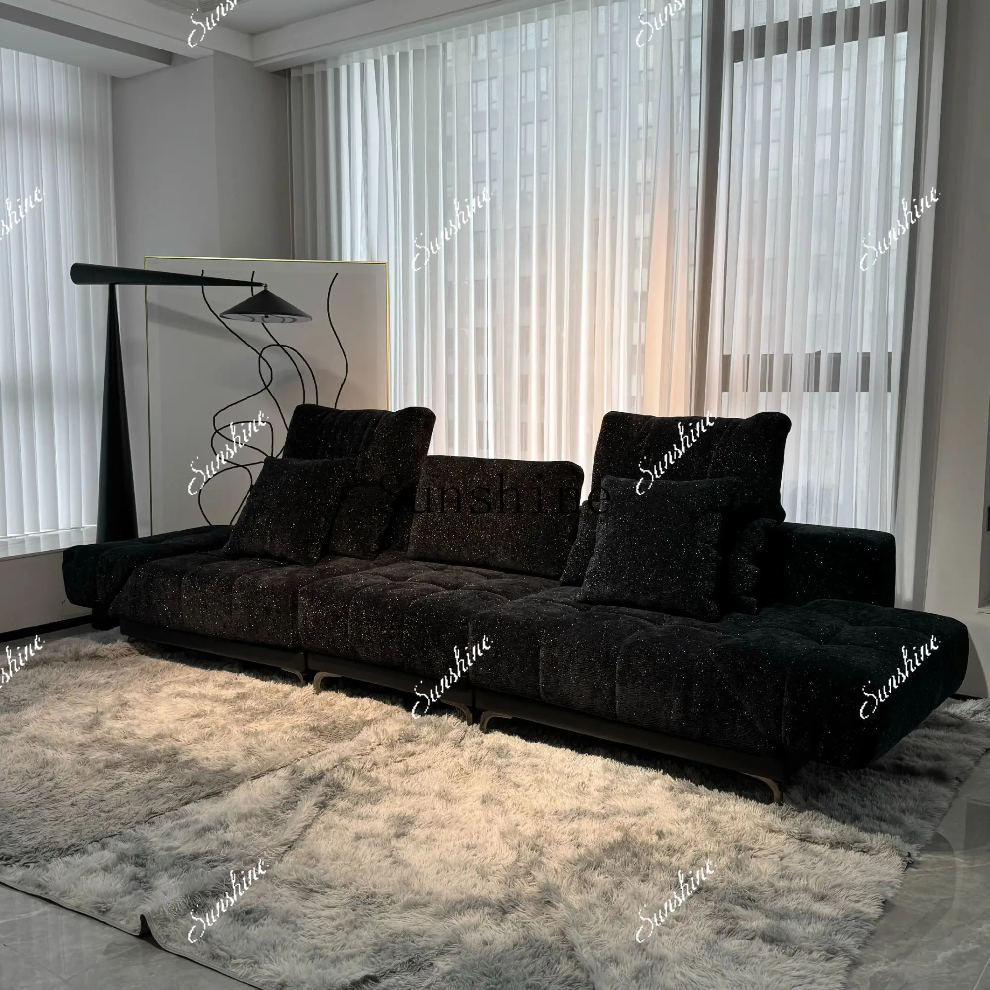 Italian minimalist light luxury, high-end flannel for home use, Gypsy retro sofaP
Italian minimalist light luxury, high-end flannel for home use, Gypsy retro sofaP