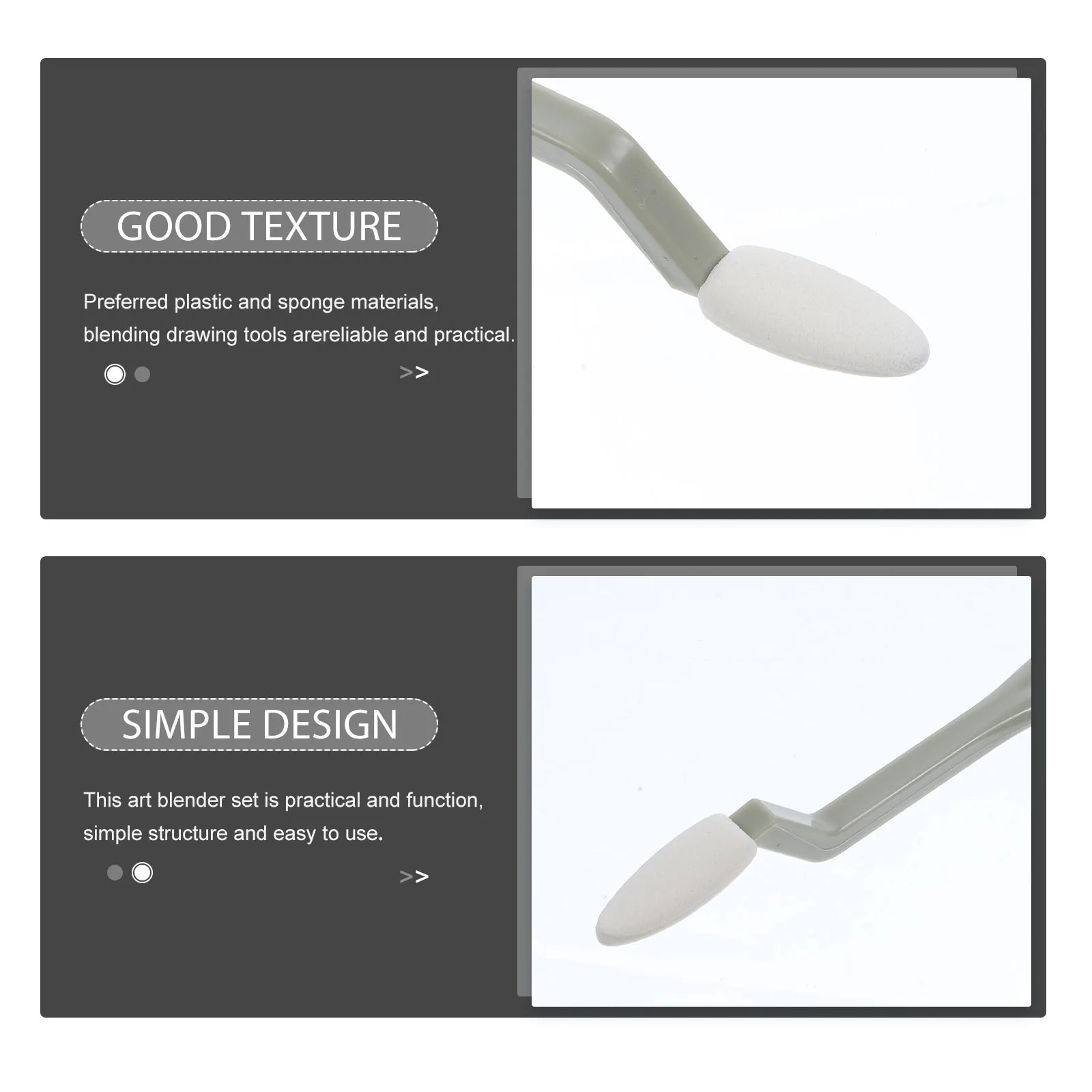 Sponge Head Sketch Stumps Blending Tools Plastic Eraser for Artists DIY Projects Charcoal Drawing Supplies Comfort Grip
Sponge Head Sketch Stumps Blending Tools Plastic Eraser for Artists DIY Projects Charcoal Drawing Supplies Comfort Grip