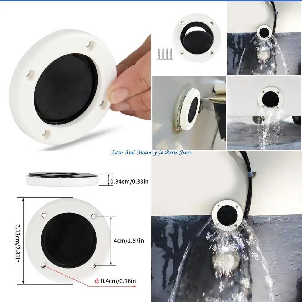 P9FD Sturdy Marine Water Scupper Valves Draining Outlet Mount Plug Accessories for Boats Ensures Proper Cabin Hull Discharge
P9FD Sturdy Marine Water Scupper Valves Draining Outlet Mount Plug Accessories for Boats Ensures Proper Cabin Hull Discharge