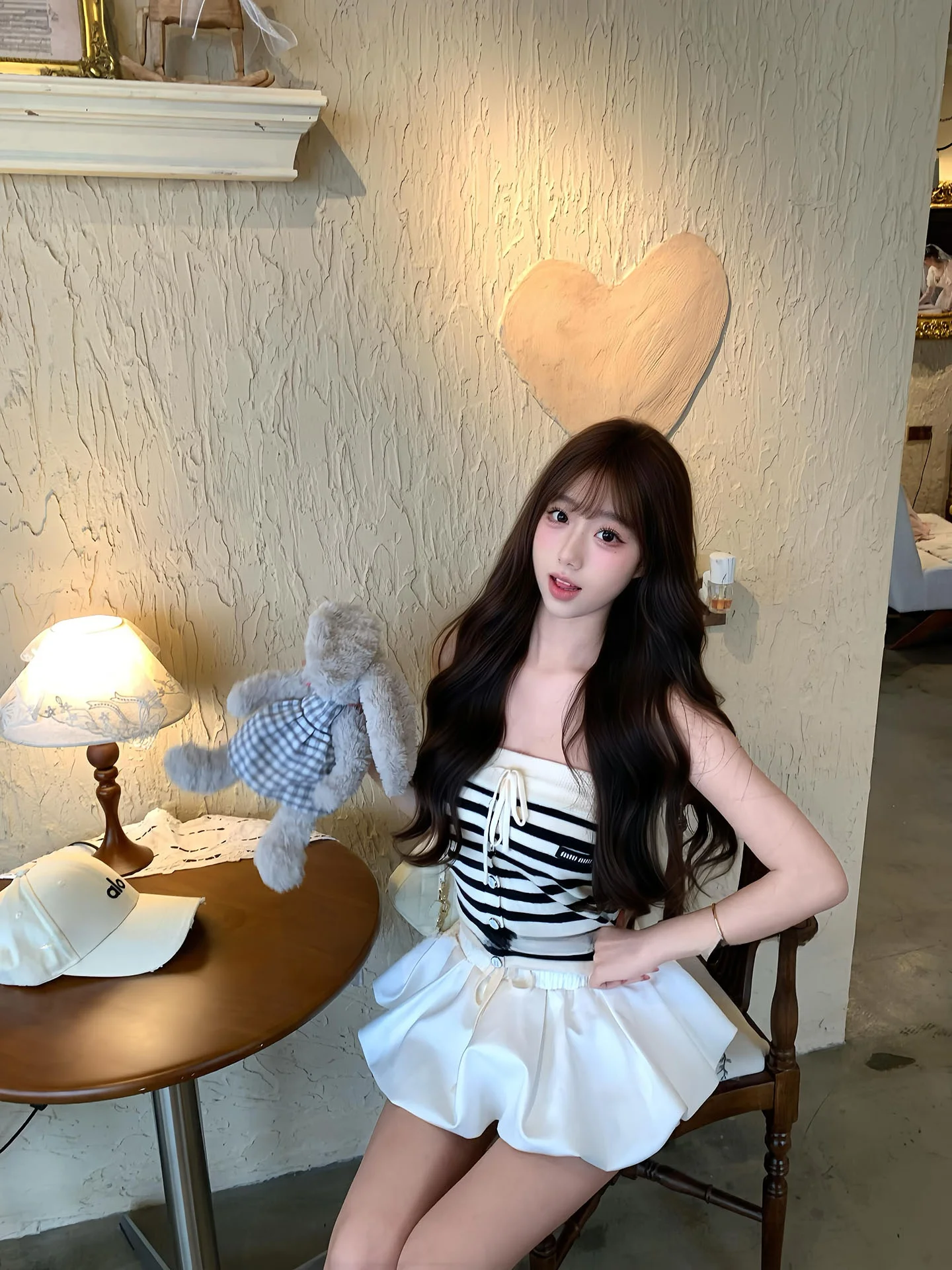 Sweet Miu Striped Slim Fit Sexy Knitted Tube Top Inner Wear Short Style Women's Vest Strapless Bandage Patterned Casual Spring
Sweet Miu Striped Slim Fit Sexy Knitted Tube Top Inner Wear Short Style Women's Vest Strapless Bandage Patterned Casual Spring