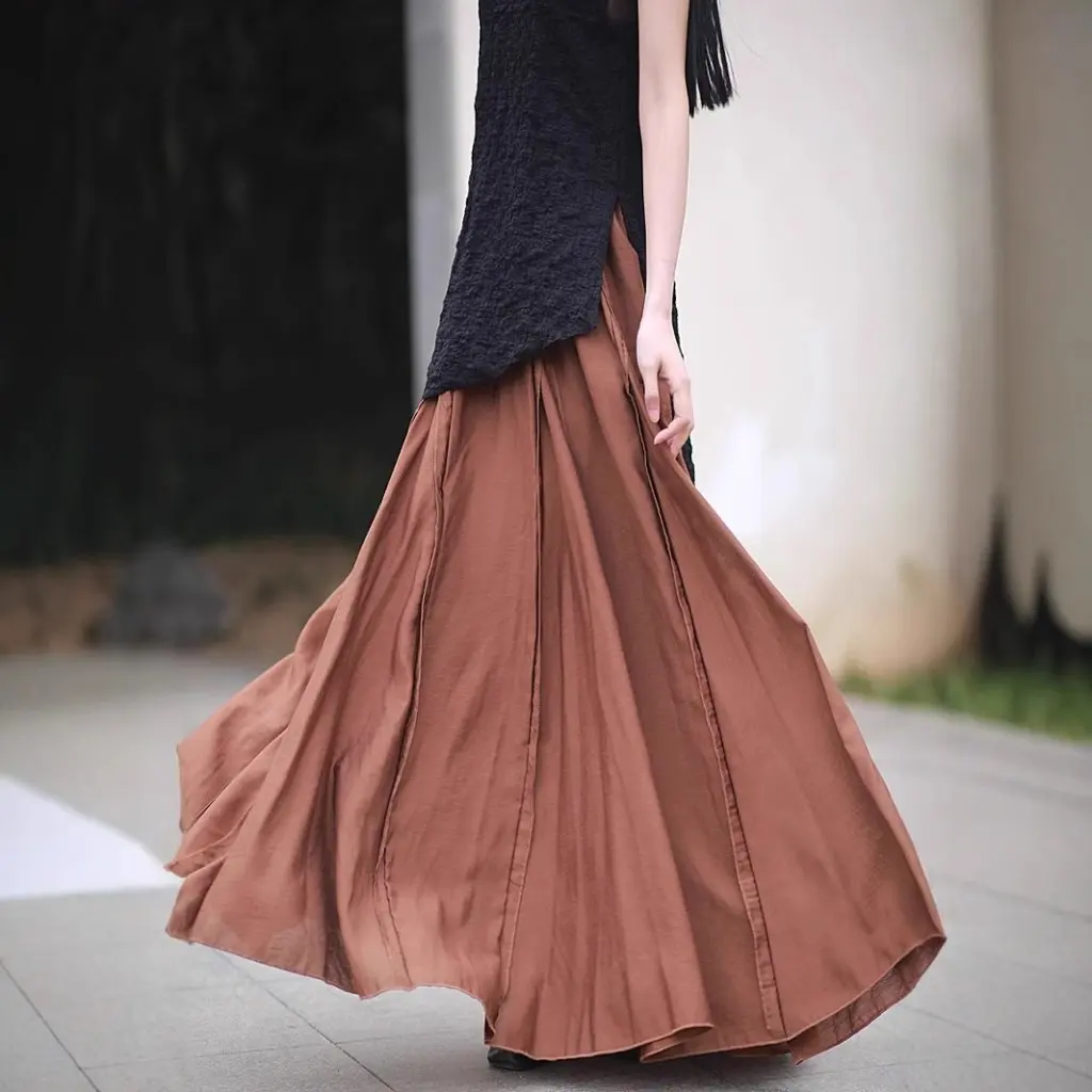 Chinese Women's Summer Zen Large Swing Skirt High Waist Slimming Long 4 Colors New New 25
Chinese Women's Summer Zen Large Swing Skirt High Waist Slimming Long 4 Colors New New 25