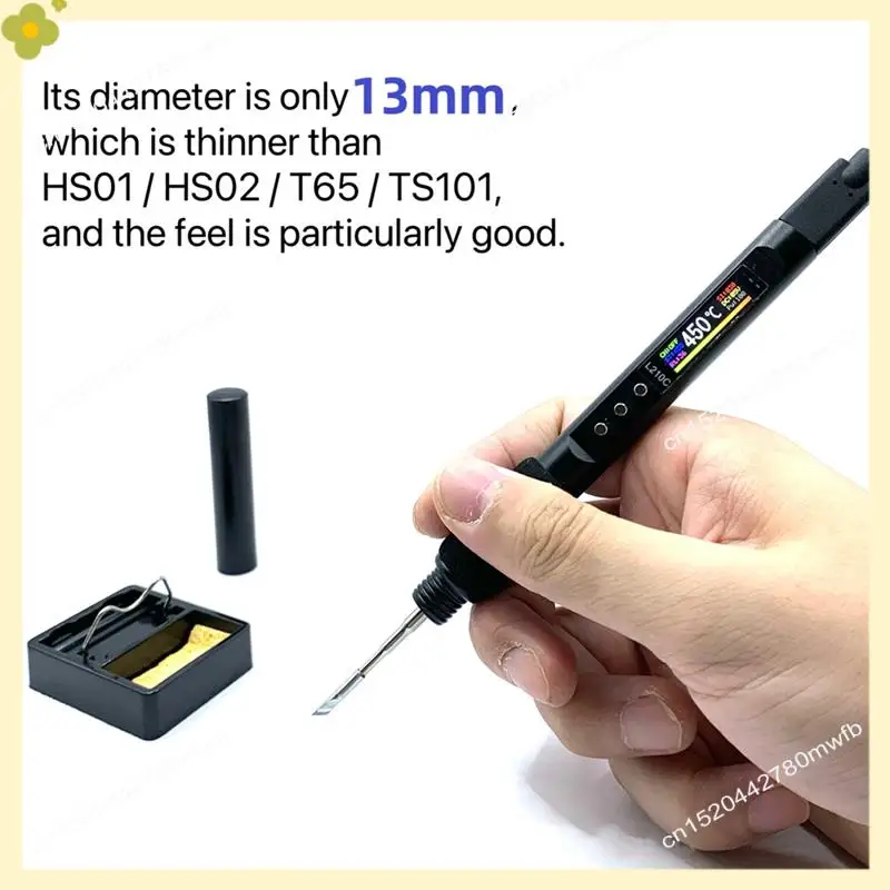 LDHL L210C PD 100 Вт Портативный электрический паяльник 50-500 ° Паяльная станция с цветным экраном C с регулируемой температурой 0,99 дюйма
LDHL L210C PD 100 Вт Портативный электрический паяльник 50-500 ° Паяльная станция с цветным экраном C с регулируемой температурой 0,99 дюйма