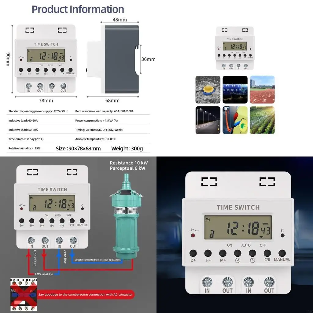 H58C Lightweight KG316T Timer User Friendly Timing Switches for Various Applications
H58C Lightweight KG316T Timer User Friendly Timing Switches for Various Applications