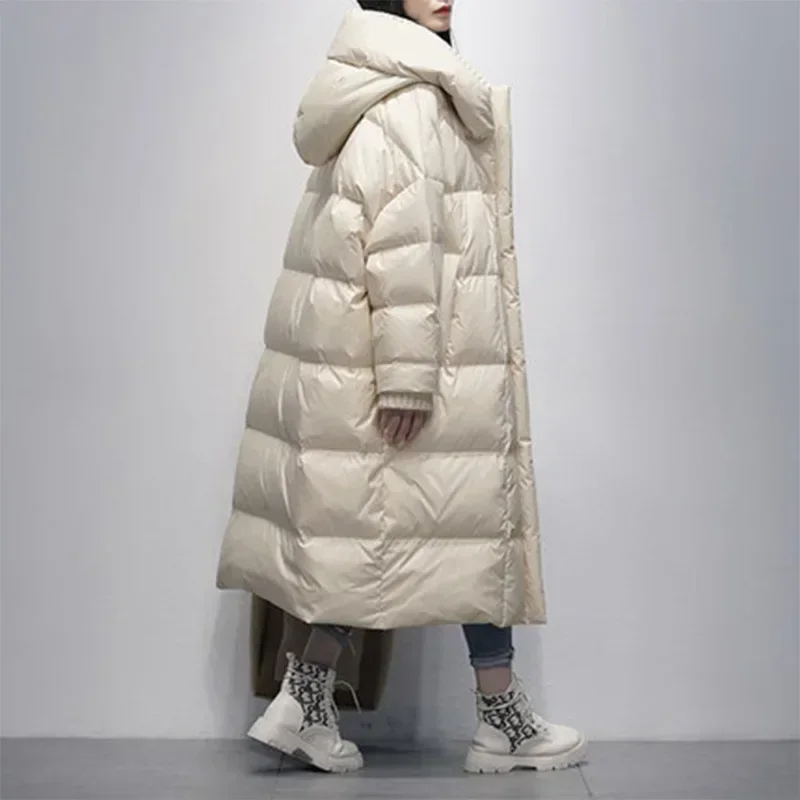 2024 Winter New Women's Down Jacket Loose Commuter Women's Hoodie White Duck Down Oversized Parkas
2024 Winter New Women's Down Jacket Loose Commuter Women's Hoodie White Duck Down Oversized Parkas