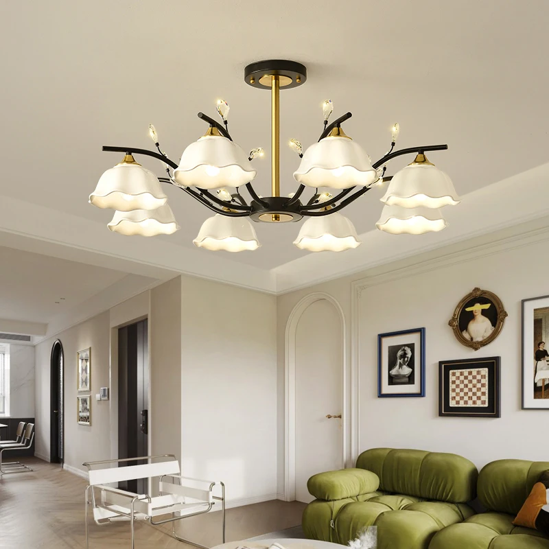 Living Room Chandeliers Ceiling Home Modern Ceramic Crystal Chandelier Japanese Restaurant Lighting Bedroom Led Lamps
Living Room Chandeliers Ceiling Home Modern Ceramic Crystal Chandelier Japanese Restaurant Lighting Bedroom Led Lamps
