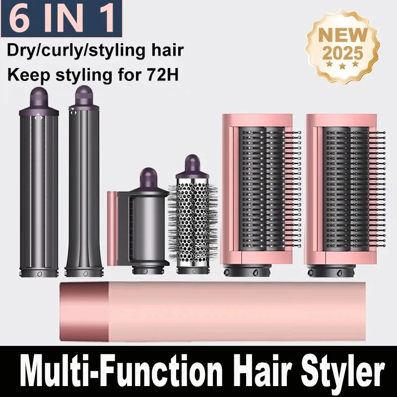 6 IN 1 Hair Styler Negative Ion Hair Dryer Set Multi Hair Styler Professional Blow Dryer Brush for Curling Gift for Women
6 IN 1 Hair Styler Negative Ion Hair Dryer Set Multi Hair Styler Professional Blow Dryer Brush for Curling Gift for Women