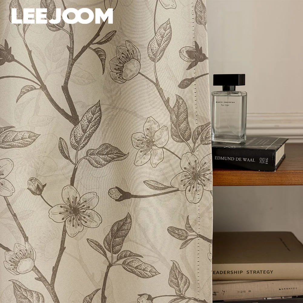 LEEJOMM 70-80% Shading Printed Curtain Living Room Bedroom Window Shade Blackout Curtain for French Window Decor 1PC
LEEJOMM 70-80% Shading Printed Curtain Living Room Bedroom Window Shade Blackout Curtain for French Window Decor 1PC