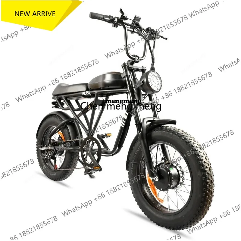 20 Inch 2000 Watt Dual Motor Ebike Electric Mountain Dirt Pit E Bike Bicycle Full Suspension US Warehouse
20 Inch 2000 Watt Dual Motor Ebike Electric Mountain Dirt Pit E Bike Bicycle Full Suspension US Warehouse