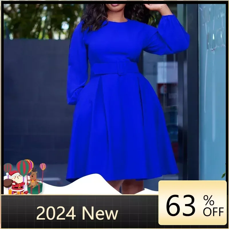 Office Lady A-line Dress African Long Dresses for Women 2024 Autumn Sale Evening Party High Waist Robe Femme Plus Size Ladies
Office Lady A-line Dress African Long Dresses for Women 2024 Autumn Sale Evening Party High Waist Robe Femme Plus Size Ladies