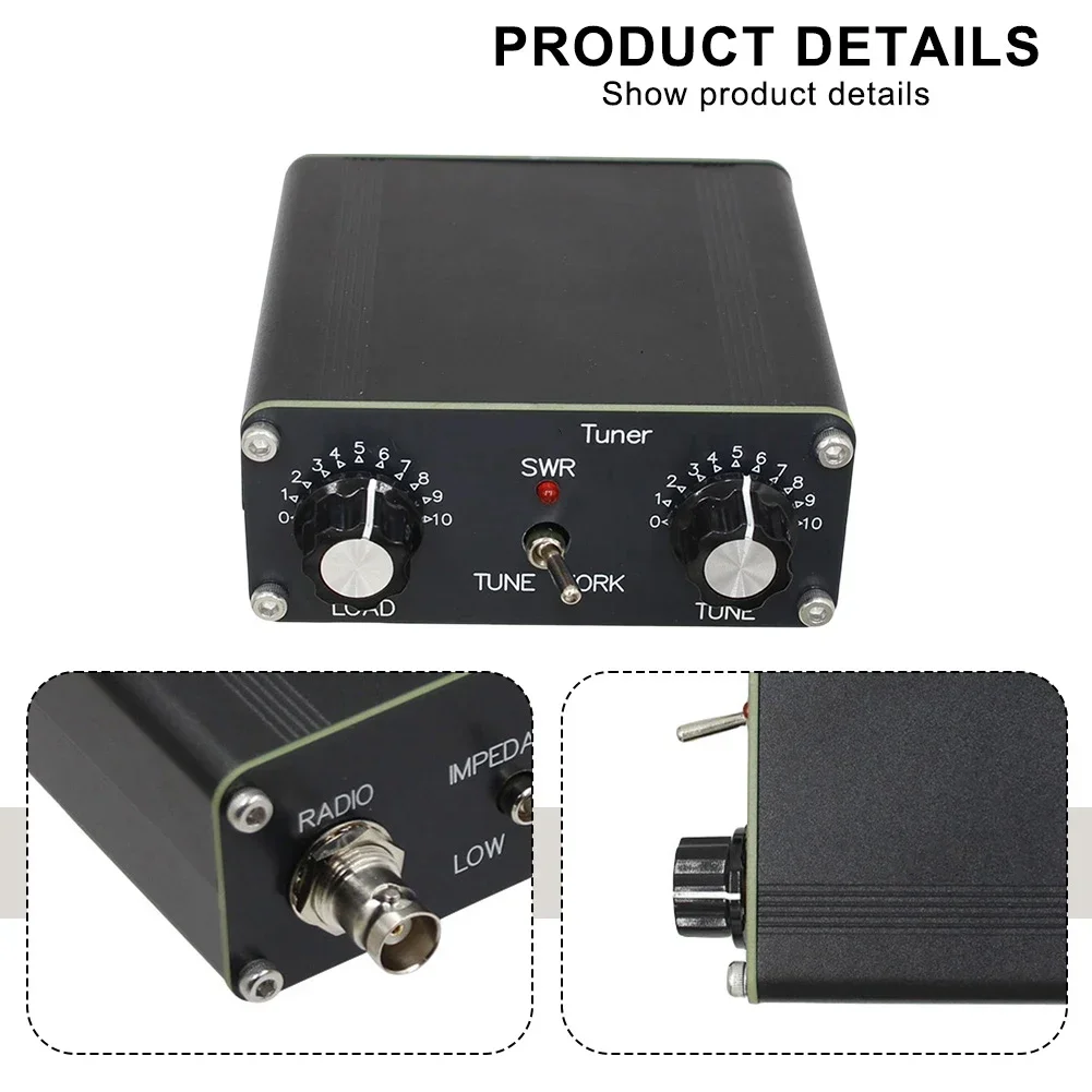 Портативный наружный ручной антенный тюнер QRP, компактный портативный антенный тюнер, 5 Вт, антенный тюнер, разъем BNC для простого подключения
Портативный наружный ручной антенный тюнер QRP, компактный портативный антенный тюнер, 5 Вт, антенный тюнер, разъем BNC для простого подключения