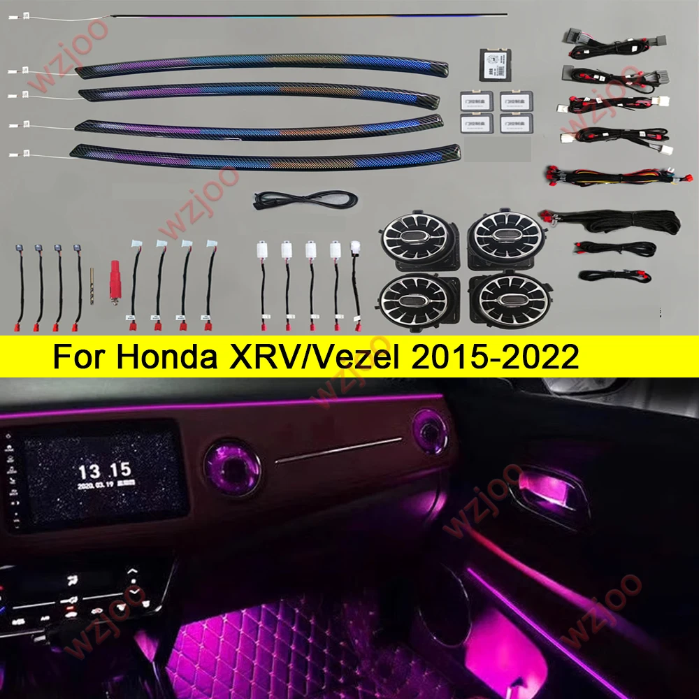 64 Colors LED Safety assistance systems Ambient Lighting For Honda XRV/Vezel 2015-2022 Automotive Interior Decoration
64 Colors LED Safety assistance systems Ambient Lighting For Honda XRV/Vezel 2015-2022 Automotive Interior Decoration
