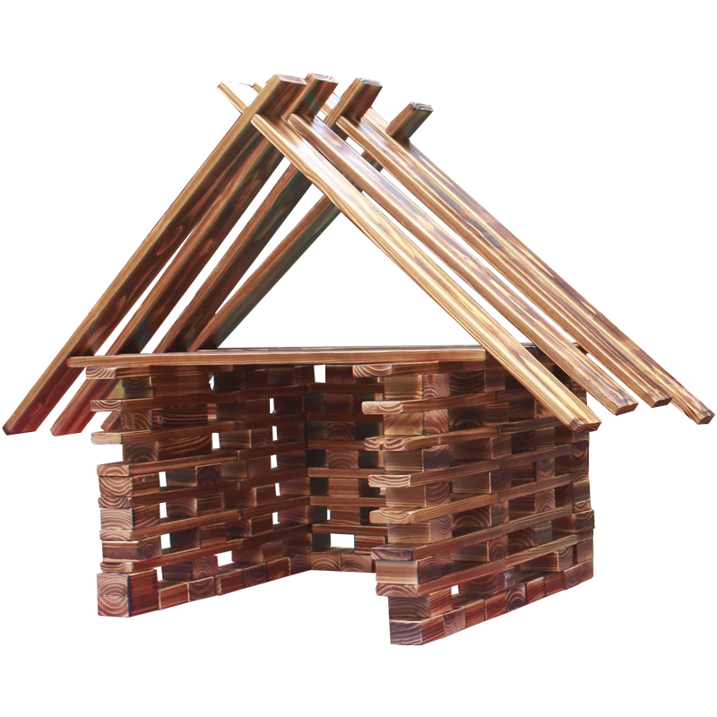 Super large outdoor carbonized large building block charcoal burning construction area material construction solid wood
Super large outdoor carbonized large building block charcoal burning construction area material construction solid wood