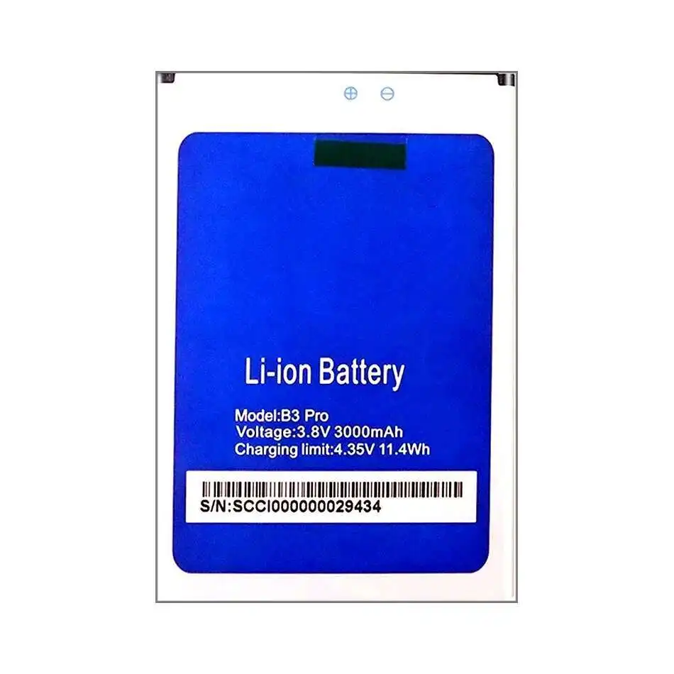 For Homtom B3 Pro B3pro Mobile Phone Battery High-Capacity Reliable Replacement 3000mAh
For Homtom B3 Pro B3pro Mobile Phone Battery High-Capacity Reliable Replacement 3000mAh
