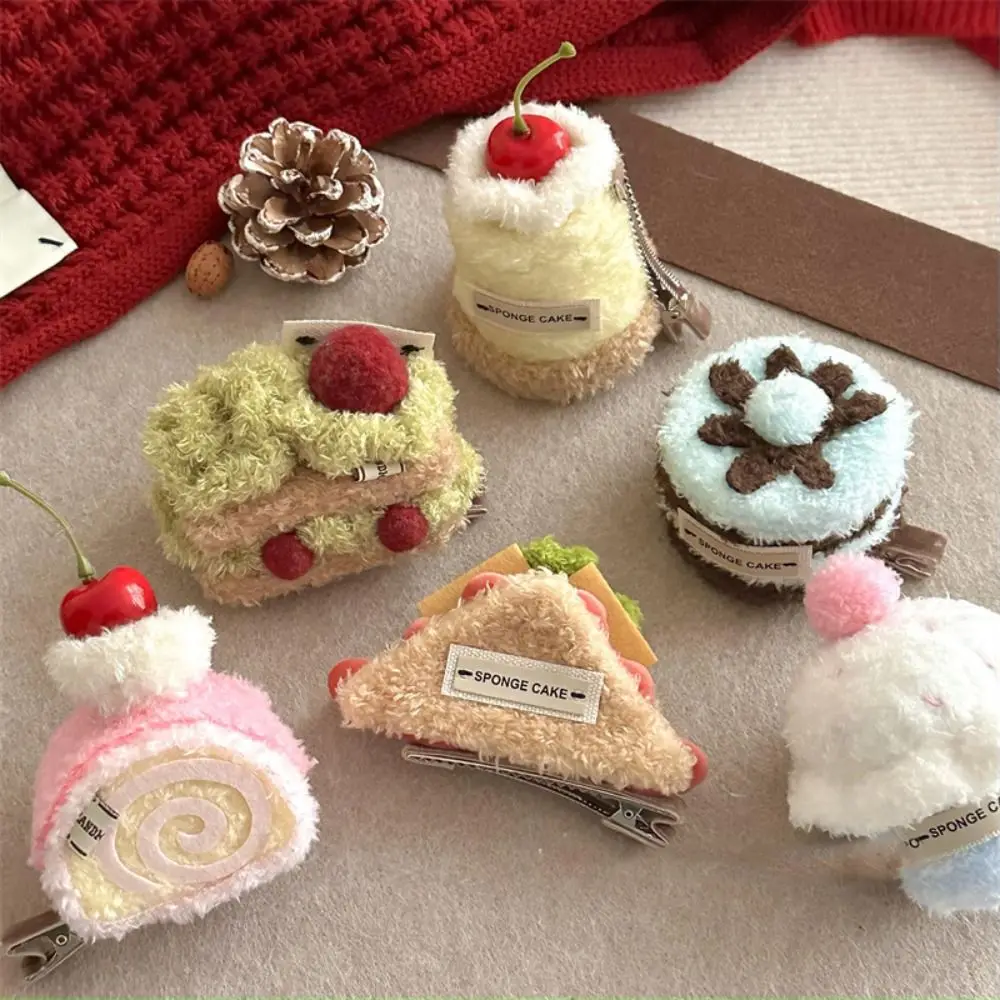 Creativity Sandwich Cream Cake Hairpin Cake Plush Hairpin Soft Girl's Hairpin Simulation Headdress
Creativity Sandwich Cream Cake Hairpin Cake Plush Hairpin Soft Girl's Hairpin Simulation Headdress