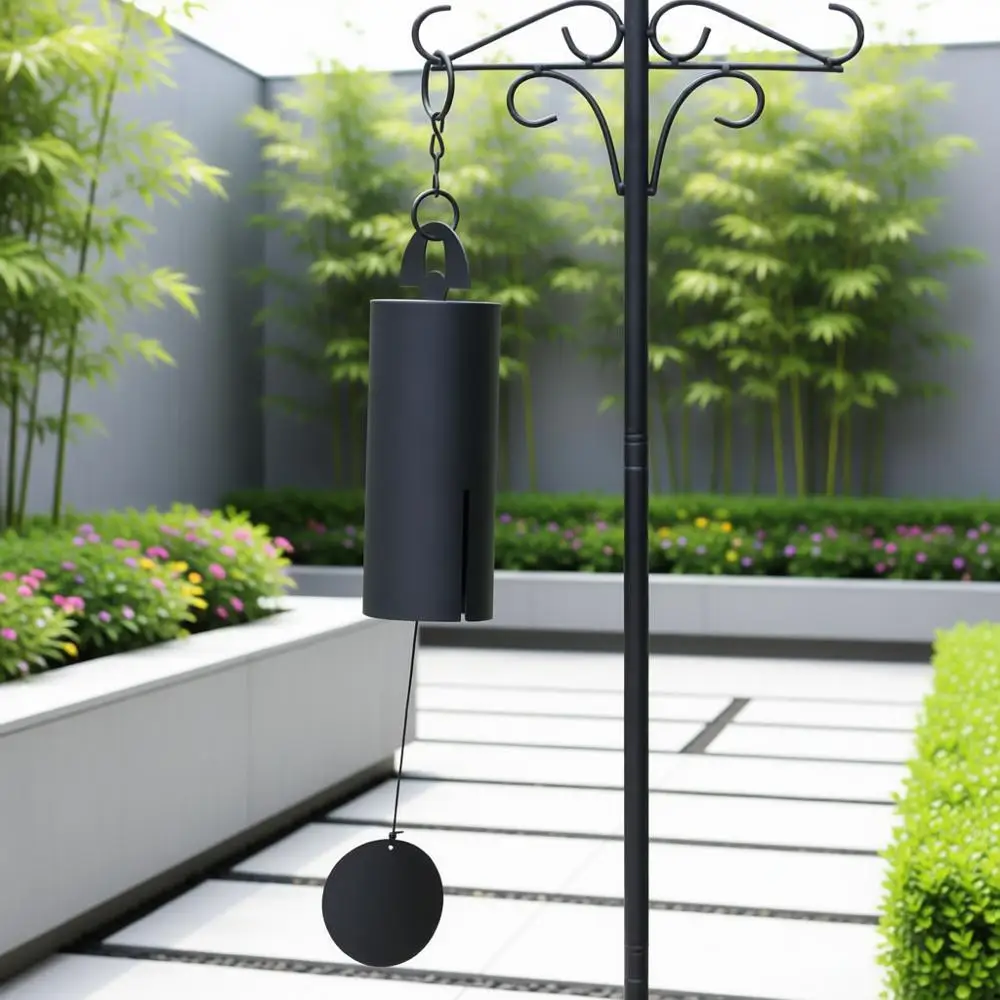Elegant Outdoor Wind Chime with Deep, Serene Tones for Patio, Yard, and Garden (Matte Black)
Elegant Outdoor Wind Chime with Deep, Serene Tones for Patio, Yard, and Garden (Matte Black)